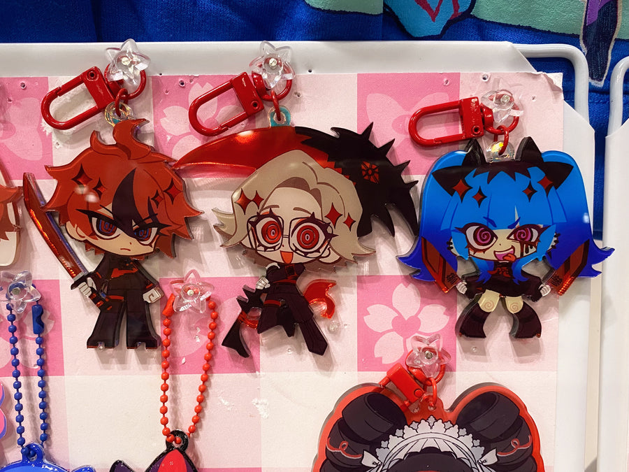 Hundred Line Rainbow Holo Acrylic Charms