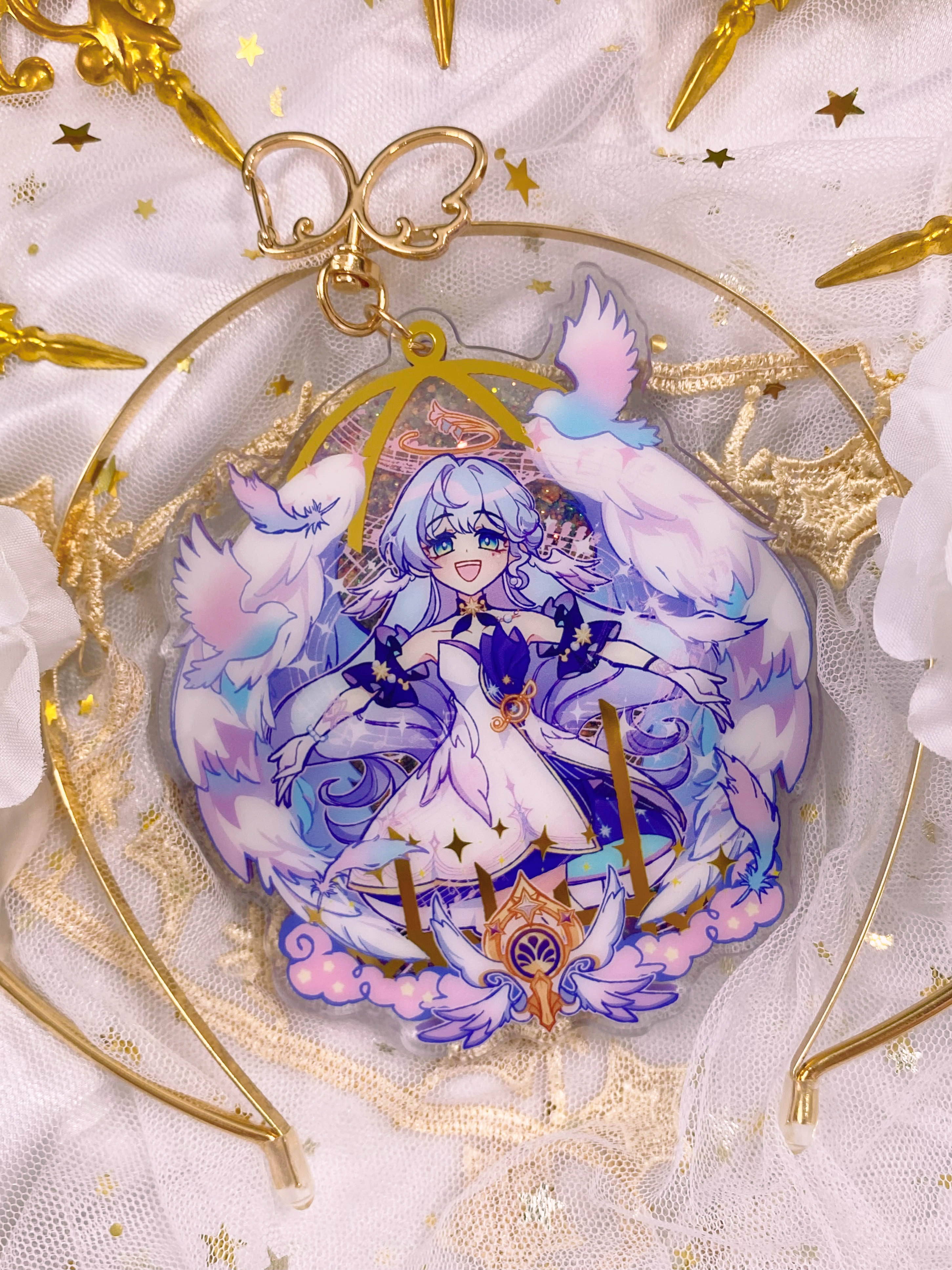 Honkai Star Rail Glitter Shaker Charms – Ibble's Scribbles