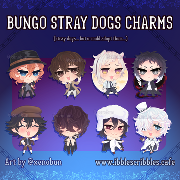 [PREORDER] Bungo Stray Dogs Charms