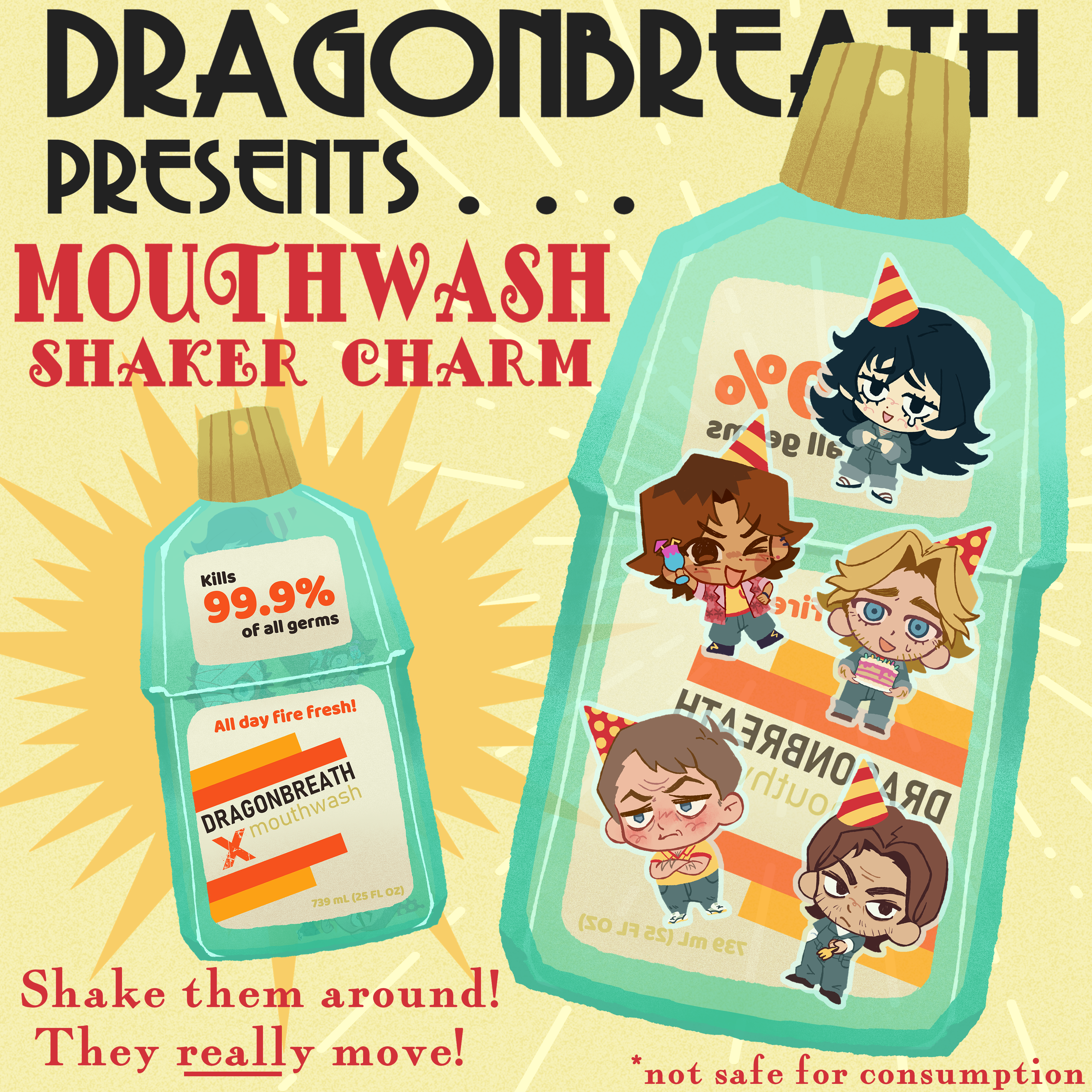 RESTOCKED!] Mouthwashing Liquid Shaker Charm – Ibble's Scribbles