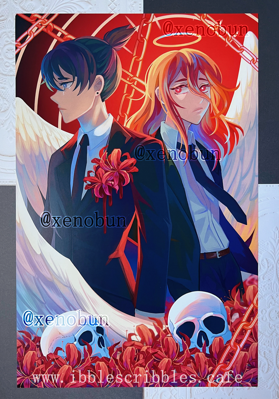 Aki Angel Print – Ibble's Scribbles Aki Angel Print – Ibble's Scribbles
