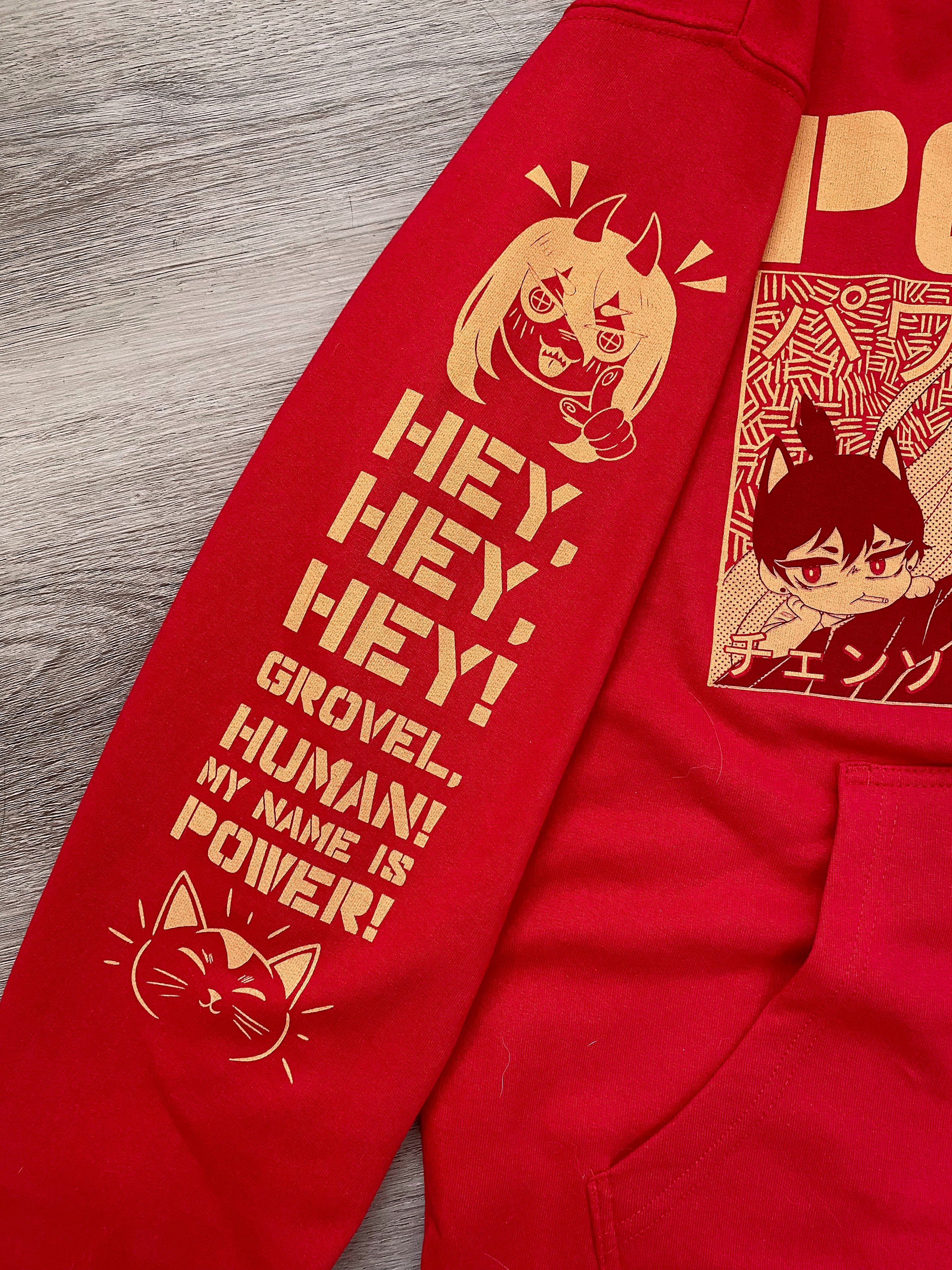 LAST CHANCE] POWER! Hoodie – Ibble's Scribbles