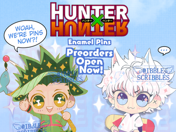 Hunter x Hunter Kemonomimi Pins