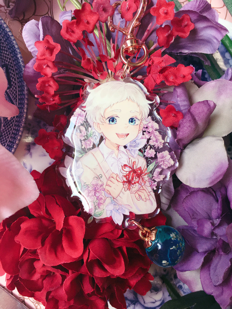 The Promised Neverland Flower Language Acrylic Charms