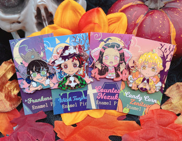 [LAST CHANCE] Kimetsu no Yaiba Halloween Enamel Pins