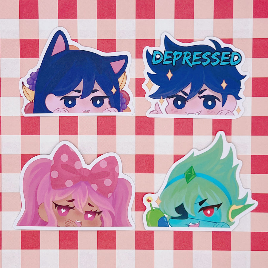 OMORI Peeker Stickers