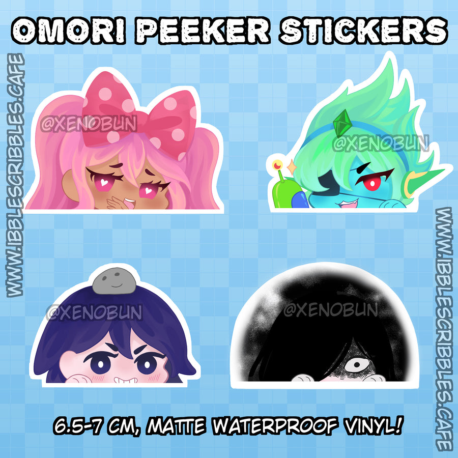 OMORI Peeker Stickers